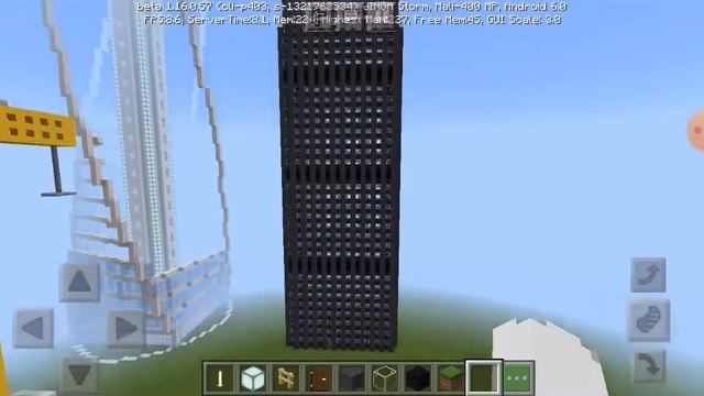 Постройка башни близнецы в Майнкрафте на половину смотреть онлайн