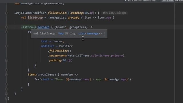 StickyHeader with LazyColumn - Jetpack Compose смотреть онлайн
