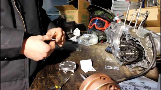 CRF250R Transmission + Crank Shaft Assembly