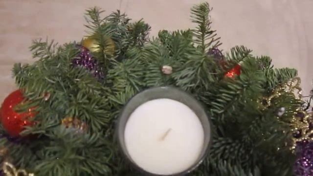 Рождественские и Новогодние композиции из натуральной пихты смотреть онлайн
