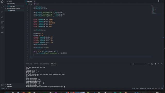 Golang Tutorial #7 - Slice (Part 2) [Bahasa Indonesia] смотреть онлайн