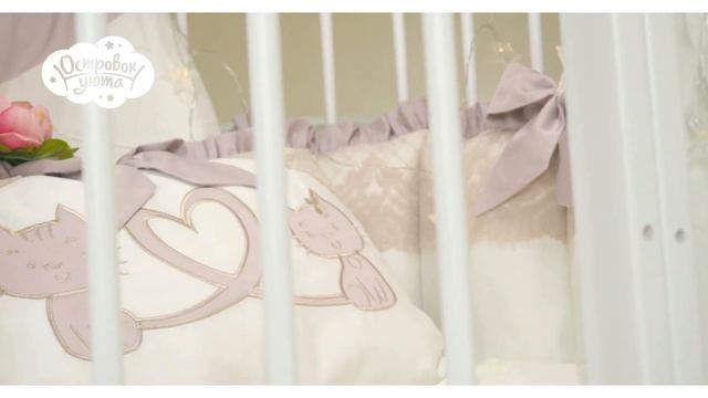 Круглая кроватка-трансформер EVA "Котята" смотреть онлайн