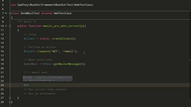 How to Test Sending Email in Symfony смотреть онлайн