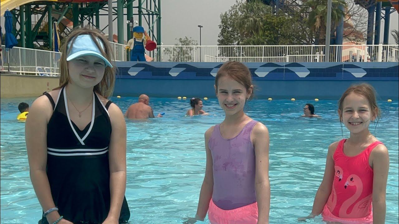 Отдыхаем в аквапарк Legoland Дубаи с Мили Ванили и Мими Лисса смотреть онлайн