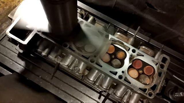 Фрезеровка головки блока цилиндров по причине перегрева ДВС смотреть онлайн