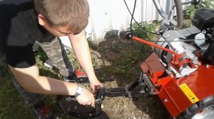 Мотоблок МОБИЛ К МКМ-3 КОМФОРТ ЗАПУСК и Навеска