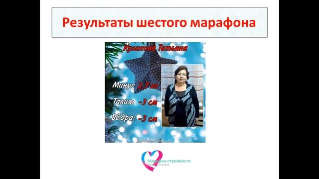 Результаты 6 сезона Марафона стройности смотреть онлайн