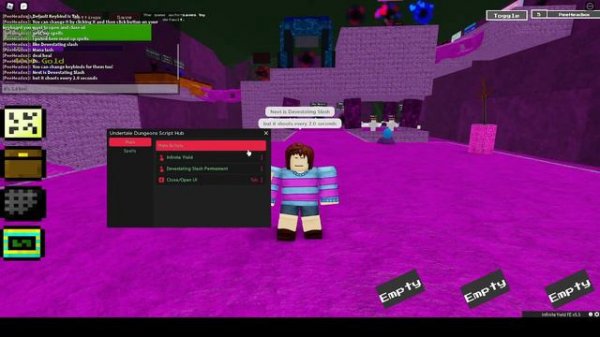 Undertale Dungeons My Script Showcase