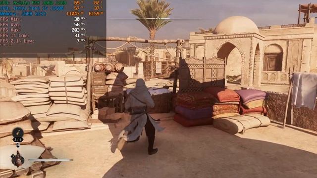 Assassin's Creed Mirage - Intel Core i5 13500 and RTX 3060 12GB смотреть онлайн