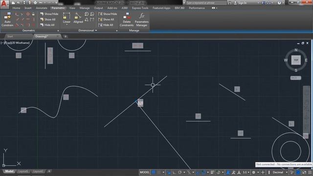 #AutoCAD 2017 #Parametric COMMANDS смотреть онлайн