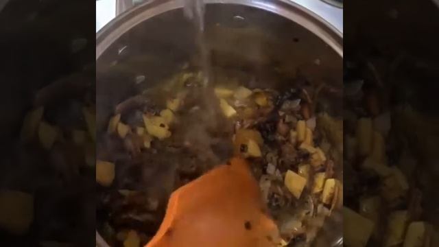 Готовим грибной суп пюре .❤️