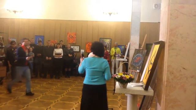 Гончарова Наталья. Выставка Киев 2015г.часть2 смотреть онлайн