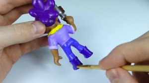 Brawl Stars. Раскрашиваем фигурки Бравлеров #2. Шелли и Беа из Бравл Старс.