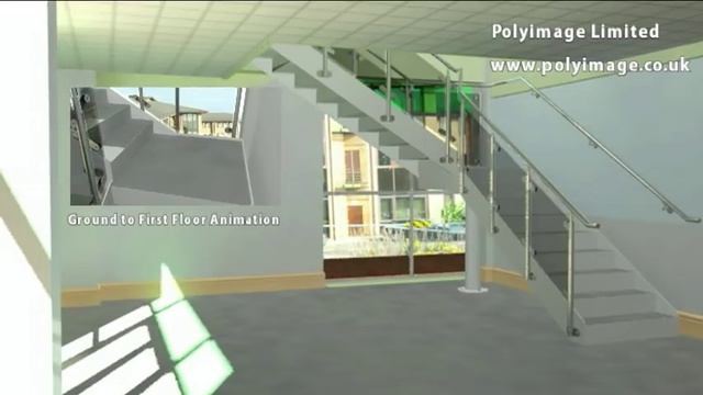 3D CAD Animation - Feature Staircase Construction in Steel смотреть онлайн