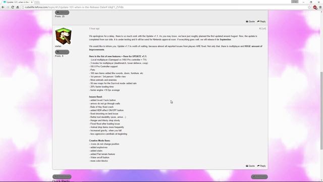 Cube Life: Island Survival Update v1.1 News смотреть онлайн