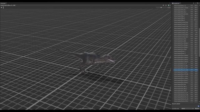 Velociraptor Animation Demo