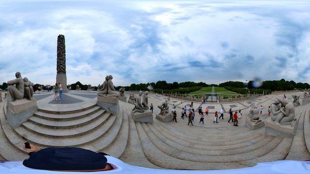 Из цикла - Отпуск в Норвегии.Осло.Парк Vigelandpark.(Часть 1). смотреть онлайн