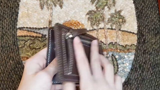 Зажим для денег мужской из натуральной кожи Apache ОК-3-А дымчато-коричневый смотреть онлайн