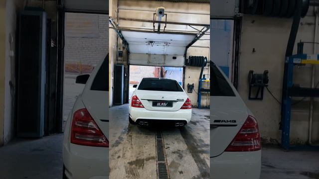 AMG ВЫХЛОП НА MERCEDES S-Class W221