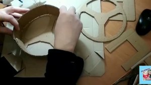 Колесо для хомяка из картона (простая и недорогая идея)