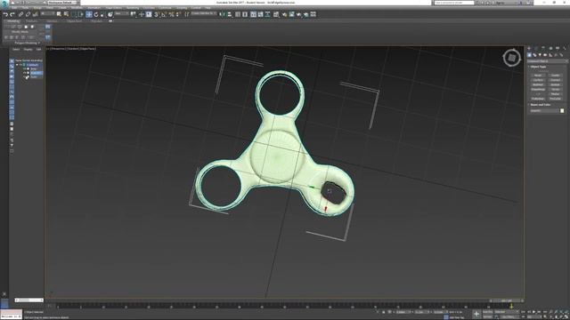 Making a Gold Fidget Spinner (3D Model) смотреть онлайн