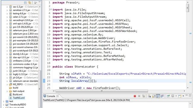 Selenium #1 TestNG, Data From Excel смотреть онлайн