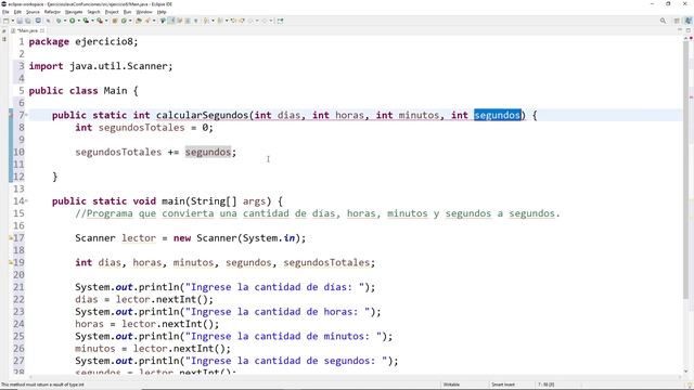 Cómo Convertir Varias UNIDADES de TIEMPO a SEGUNDOS en JAVA | Con Funciones | #8 смотреть онлайн