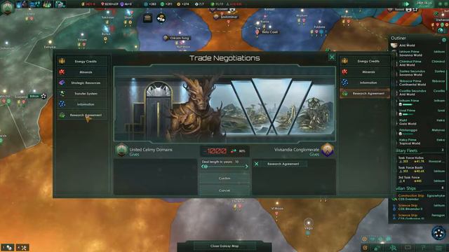 Stellaris - United Celimy Domains (Random Race - Science Directorate) l Ep. 33 смотреть онлайн