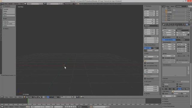 Blender 3D beginners tutorial - 3D animated logo intro - Part 3 смотреть онлайн