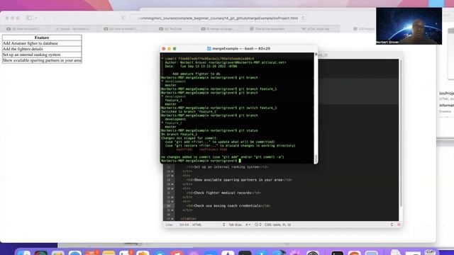 Junior iOS Developer Course - Merge vs Rebase смотреть онлайн