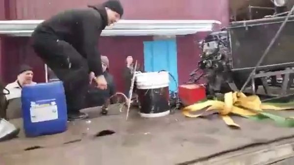 Испытание аэровинта с ременной передачей