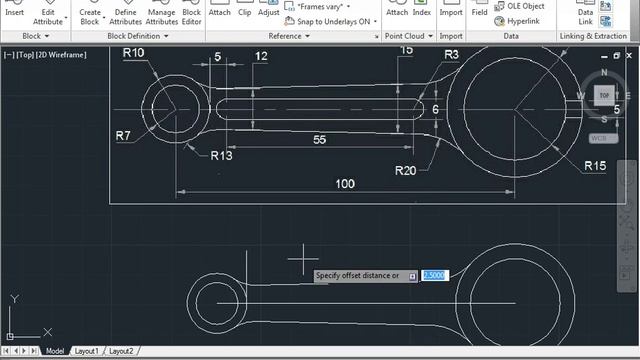 54. AutoCAD 2D Exercise - 11 || ATC Design || смотреть онлайн