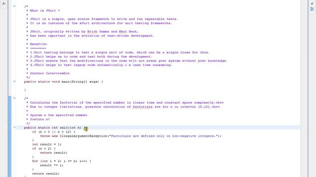 JUnit Test Cases Example смотреть онлайн