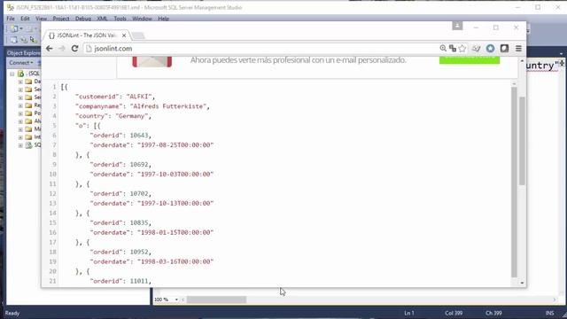Soporte de SQL Server para JSON смотреть онлайн