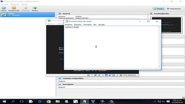como instalar fedora en virtualbox смотреть онлайн