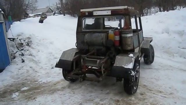 18032012 Самодельный мини-трактор. смотреть онлайн