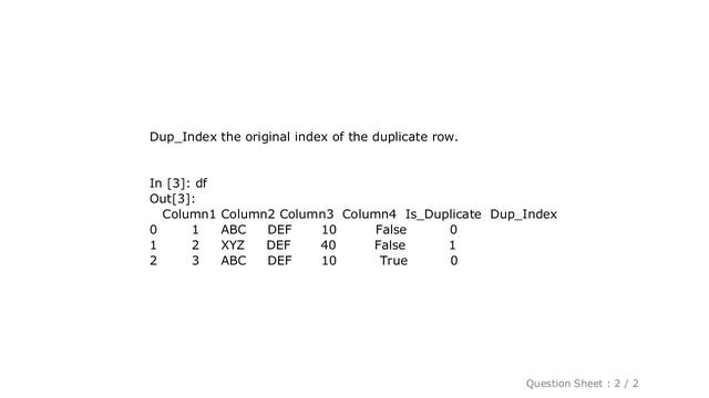 Pandas : How to identify the first occurence of duplicate rows in Python pandas Dataframe смотреть онлайн