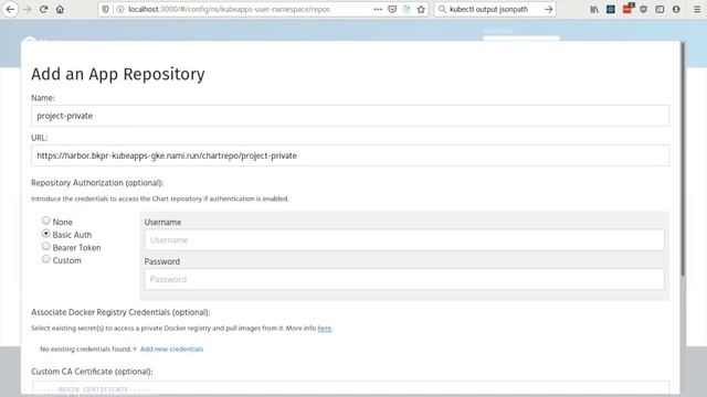 Kubeapps Support for Private Docker Registries смотреть онлайн