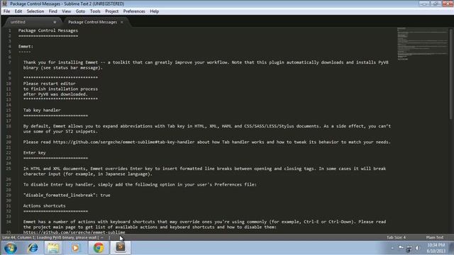 Setting up Sublime Text 2 - Installation and plugins Part 1 смотреть онлайн