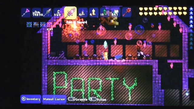 Terraria - PARTY! [Just For Fun] PsVita (With the vita fan) смотреть онлайн