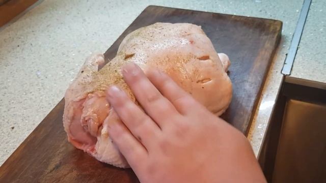 Курица в аэрогриле. Заходит с картошечкой на ура! ENG SUB. смотреть онлайн