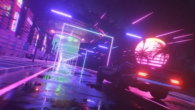 2hr Retrowave _ Synthwave Mixtape - DMCA Royalty Free Music for Twitch смотреть онлайн