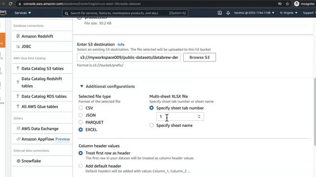 Working with AWS Glue DataBrew to prepare data without writing code - Part 1/4 | Amazon Web Service смотреть онлайн