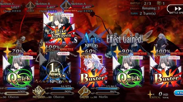 FGO NA - Cursed Oberon Team смотреть онлайн