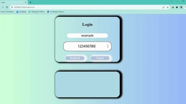 How to make log in page project using html , css , or java script смотреть онлайн