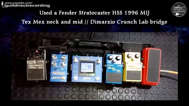 Malmsteen Distortion style Boss SD-1, BD 2, Joyo Cab Box IR Loader Pedalboard Test смотреть онлайн