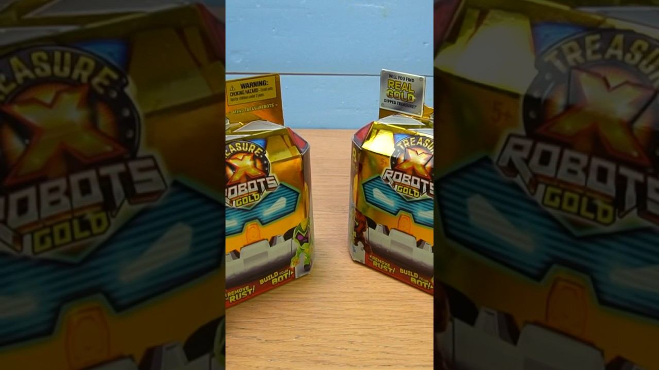 MINI Robo Boy Unboxing a Treasure X ROBOTS GOLD #asmr #treasurex смотреть онлайн