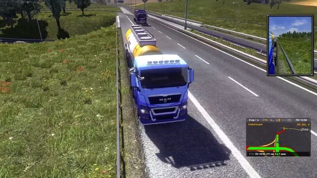 Командная игра - Euro Truck Simulator 2 Multiplayer День шестой смотреть онлайн
