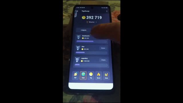 Auto Cliker на айфон Tapswap телеграм бот