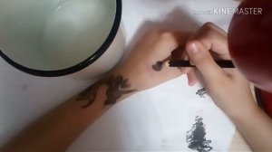 Делаем татуировки КАРАНДАШОМ!!!
